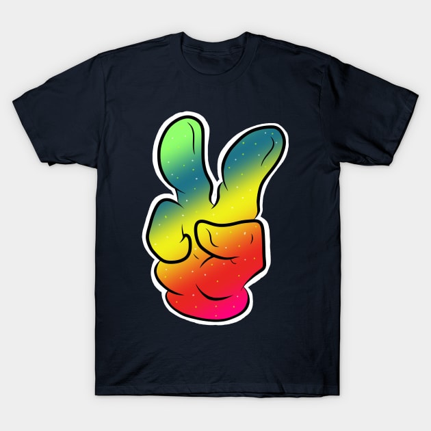 Peace Man T-Shirt by EddieMan